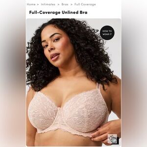 Torrid Full-Coverage Unlined Bra, GUC